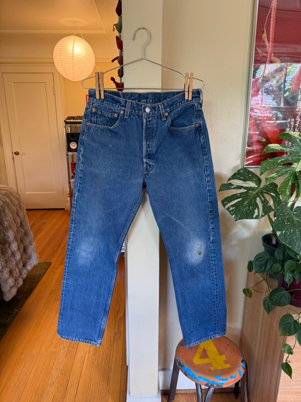 Vintage Dark Blue 90s Levi’s 501 Jeans